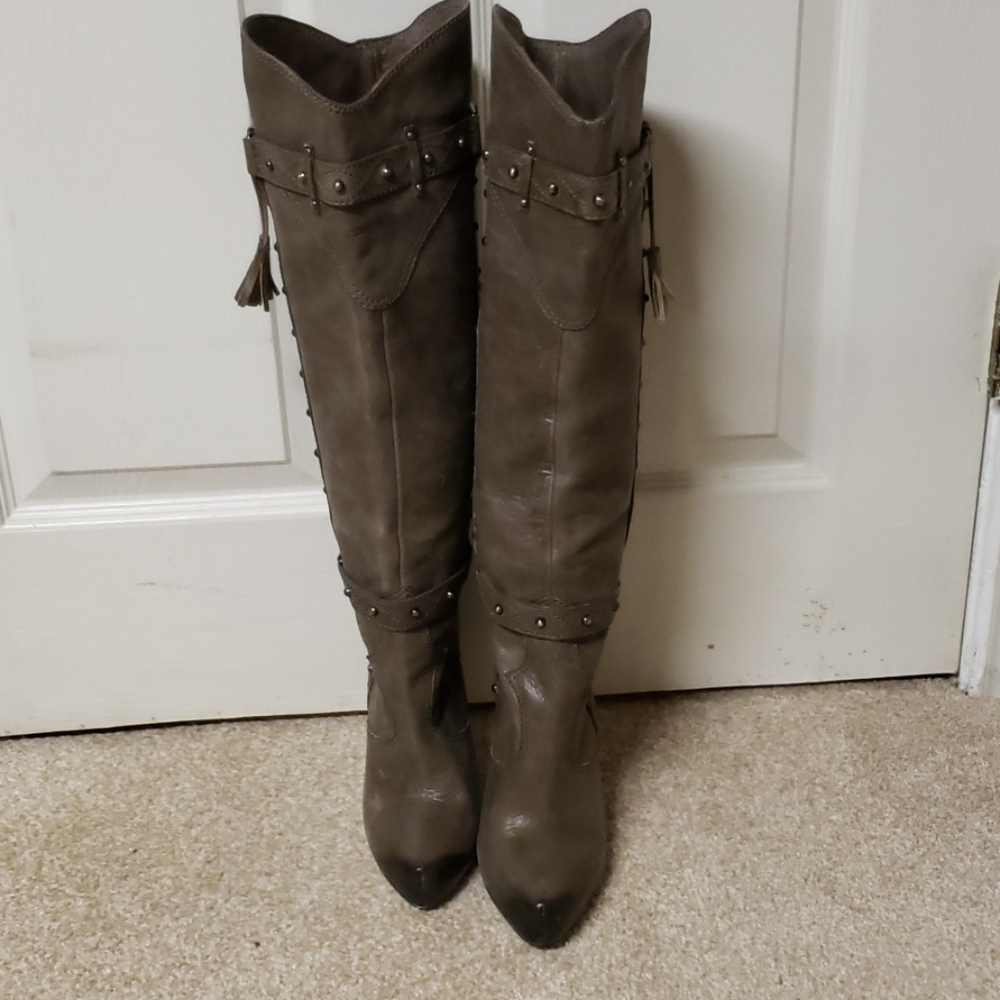 Gray Gianni Bini Boots